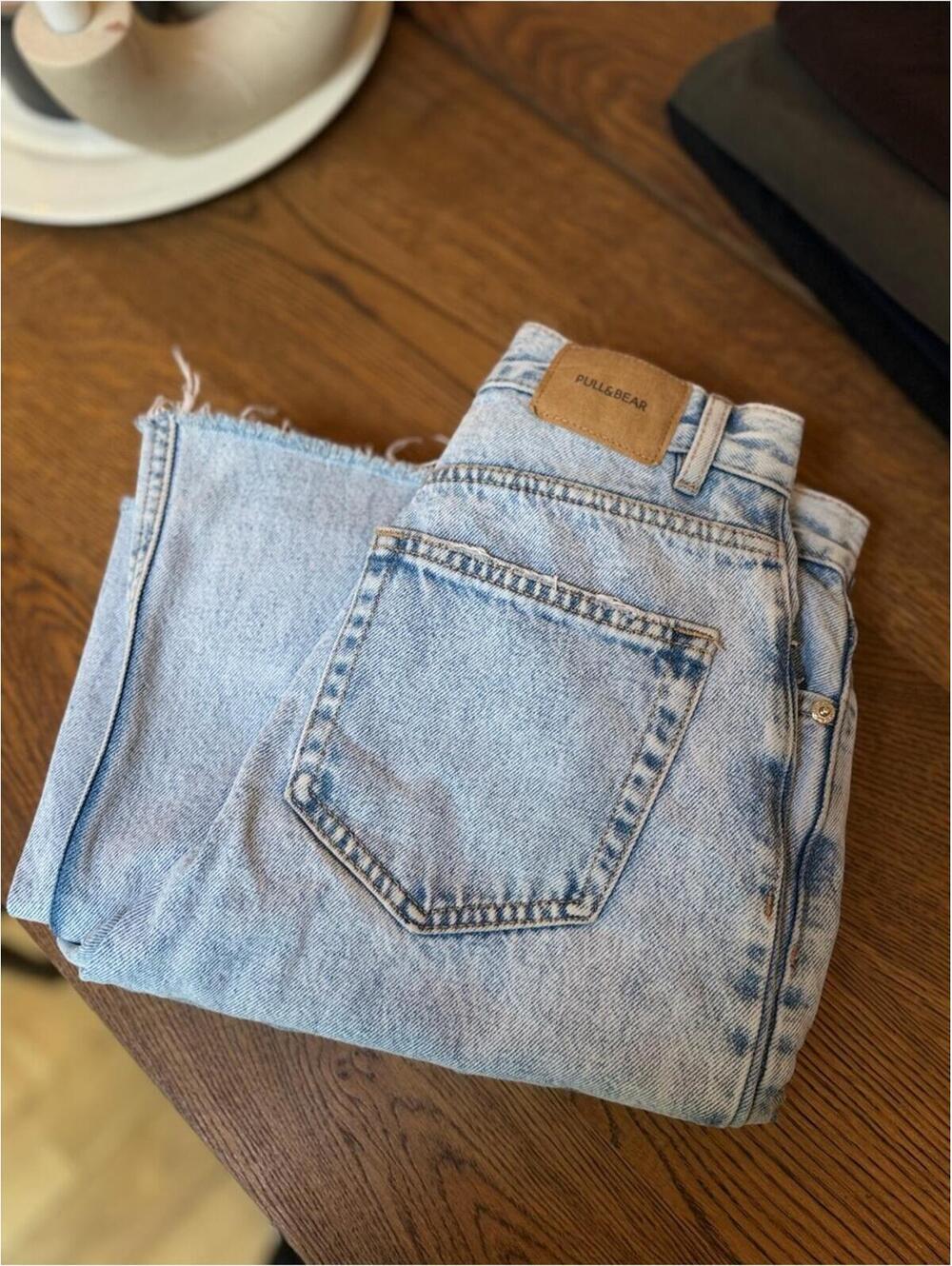 Pull&Bear Light Blue High-Rise Casual Jeans